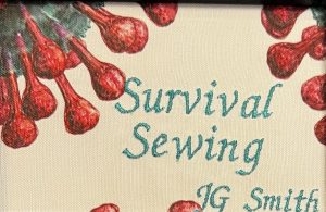 Title Image of the sewn text "Survival Sewing"