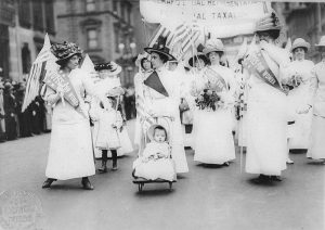Suffragette parade in New York City, 1912