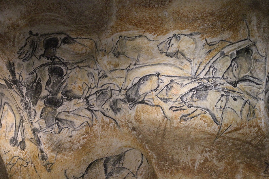 Chauvet Cave lions, France