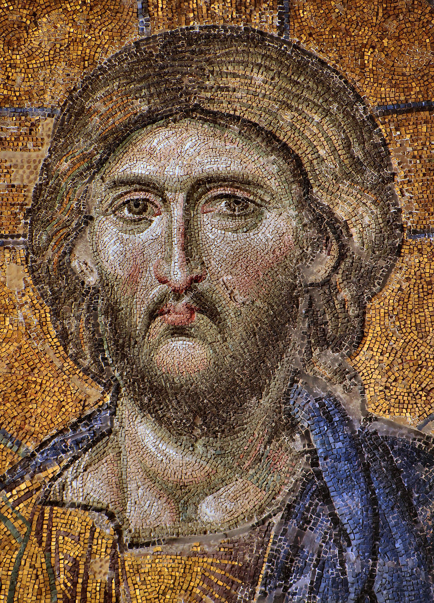 Mosaic image of Jesus Christ