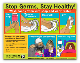 King County Health Handwashing Flyer