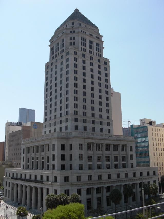 Photograph capturing the Miami-Dade County Courthouse exterior.