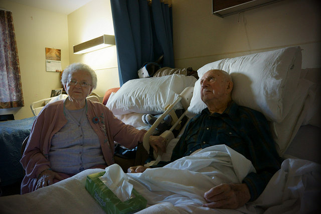 The Coopers, an elderly couple in a nursing home