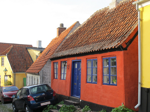 A not-so-nice house belonging to someone who is part of the blue-collar/less skilled clerical jobs.