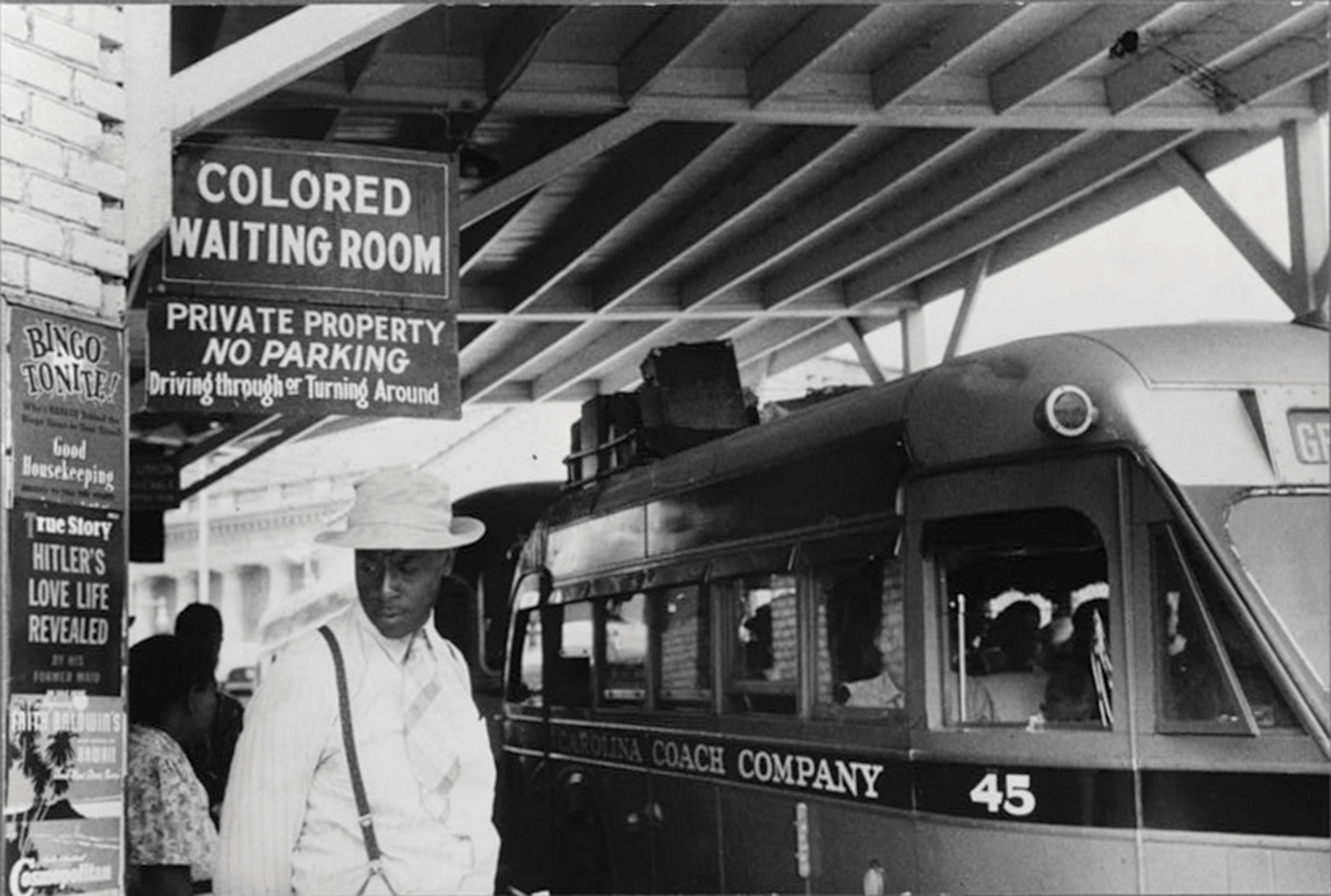 A sign illustrating segregation that reads: