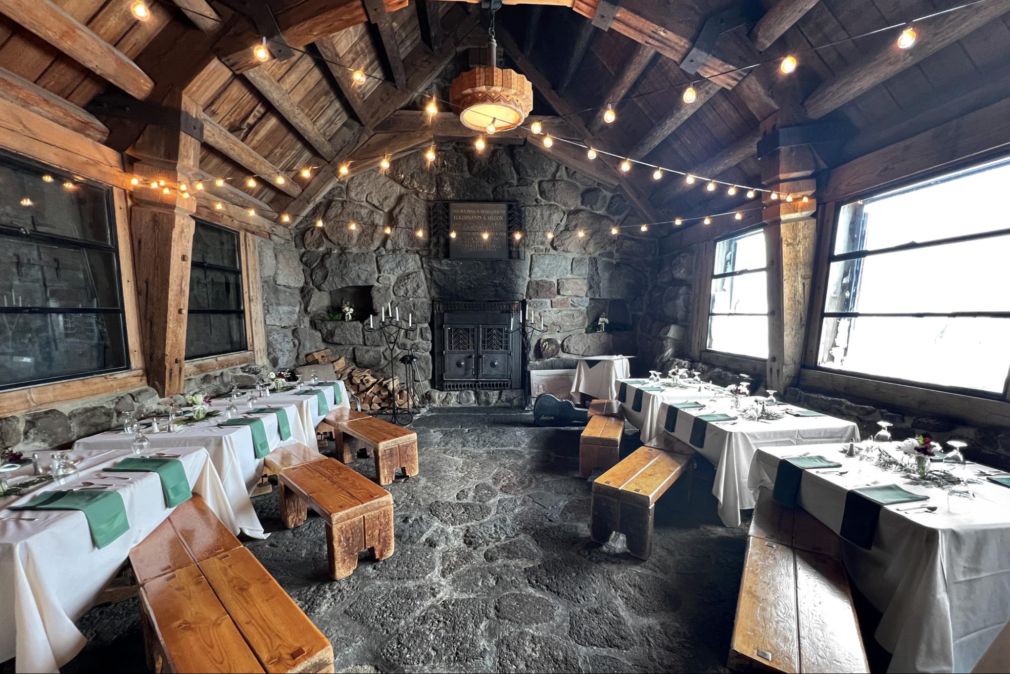 Silcox Hut in Mt Hood, Oregon.