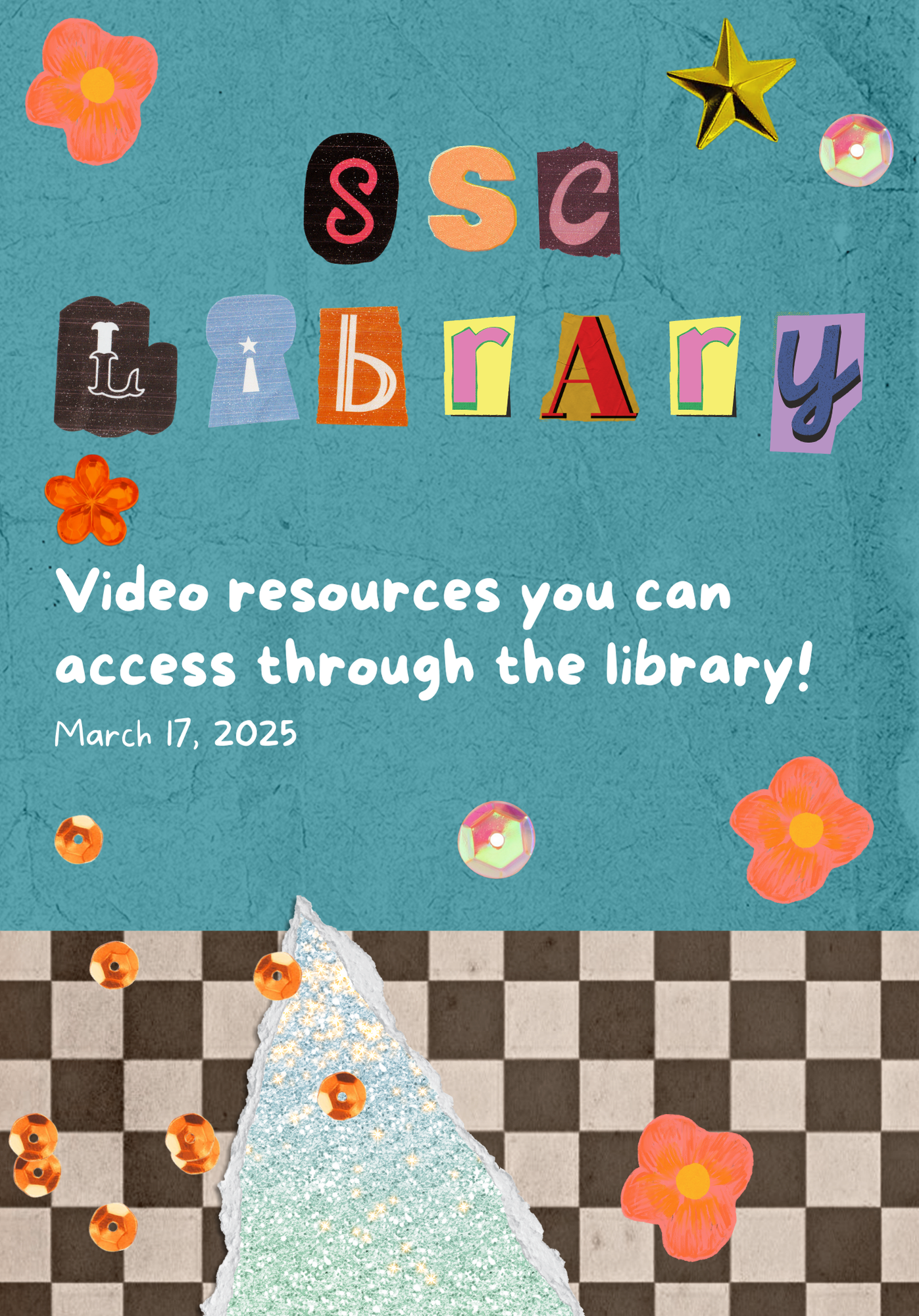 SSC Library Video resources you can access through the library! March 17, 2025