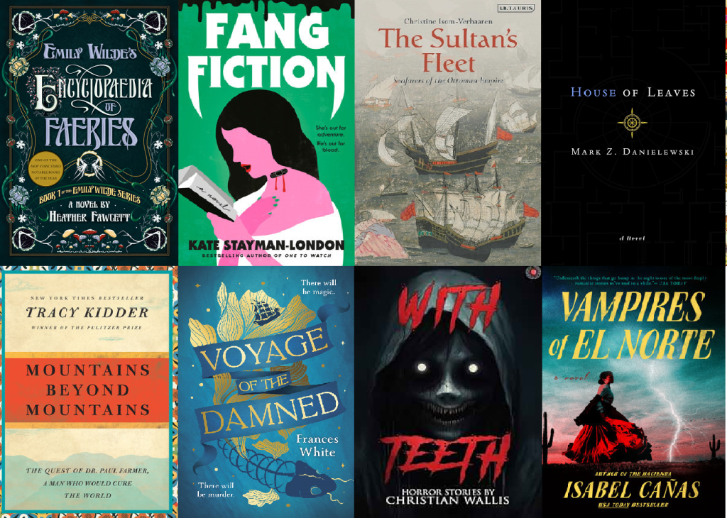 A collage of the covers of the books recommended by the instructional designers