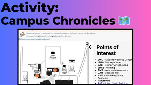 Activity: Campus Chronicles thumbnail previewing the discussion.