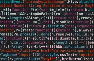 Coding script for A.I. software.