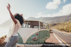 Female Having Fun On Vacation by Jacob Lund Photography from NounProject.com