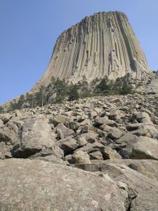 Example of weathered volcano