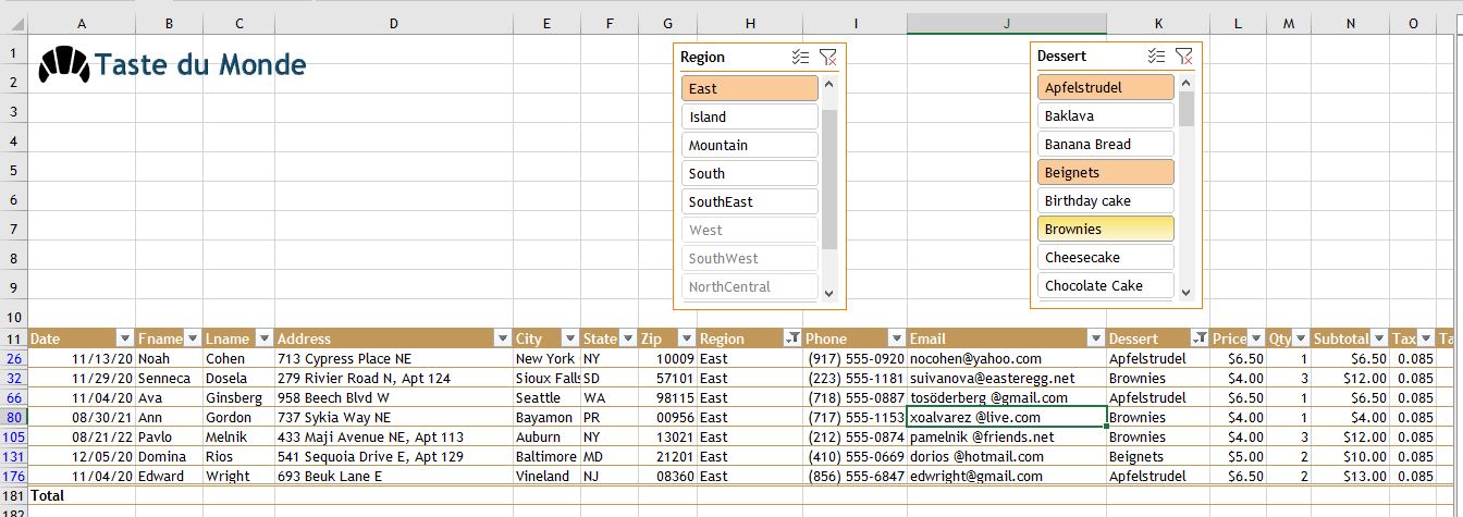 Chapter 10: Table Management – MS Excel Bootcamp