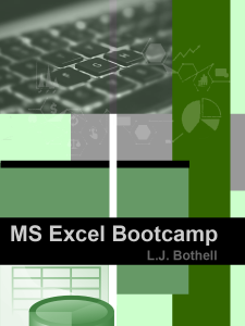 MS Excel Bootcamp book cover