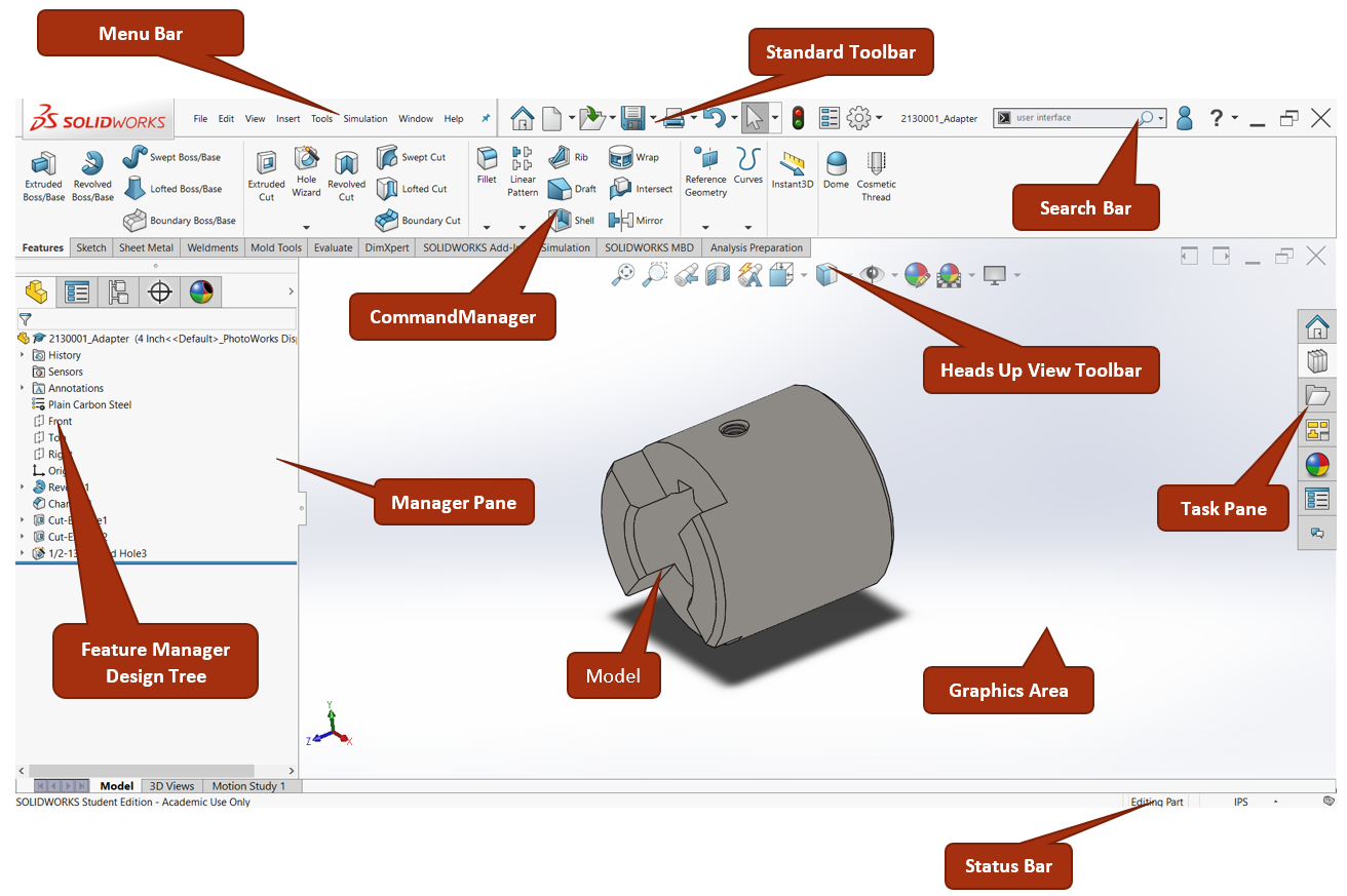 Customizing SolidWorks Flyout Toolbars