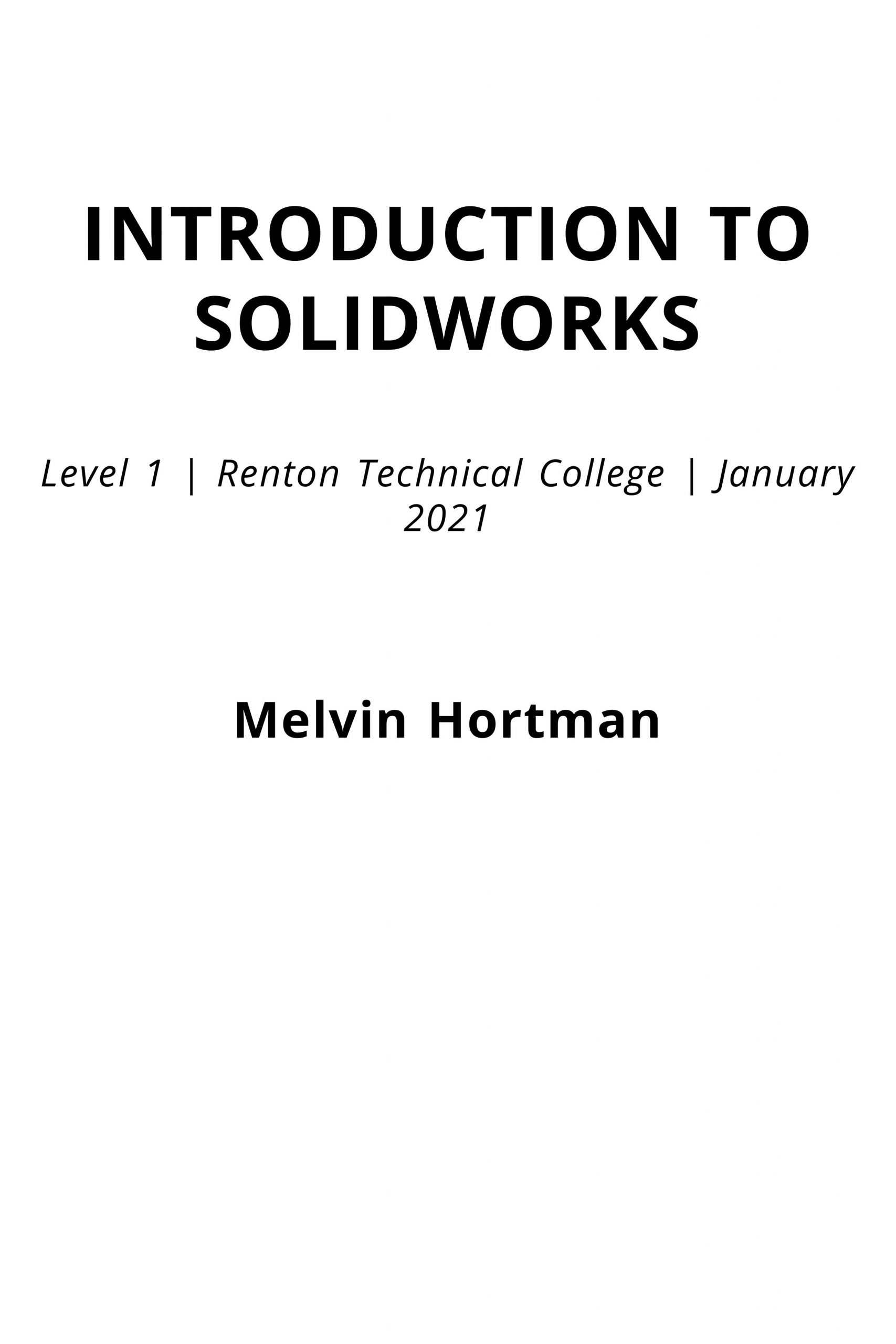 Introduction To SolidWorks – Simple Book Publishing