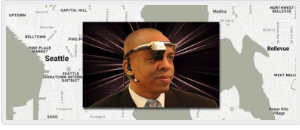 Dr Jackson wearing augmented reality gear