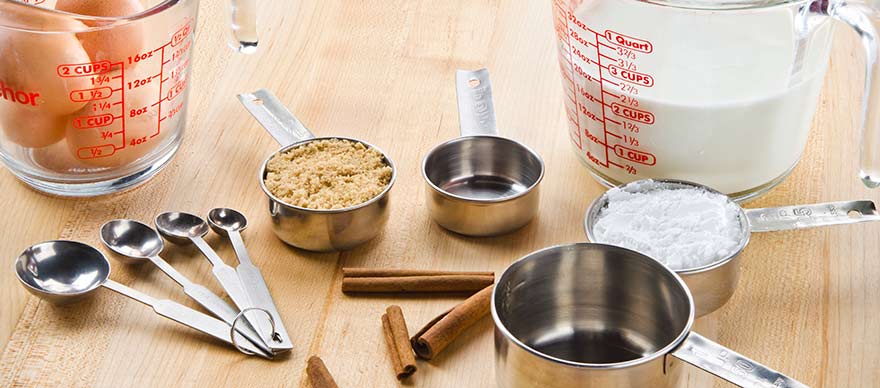 Image of measuring cups and spoons