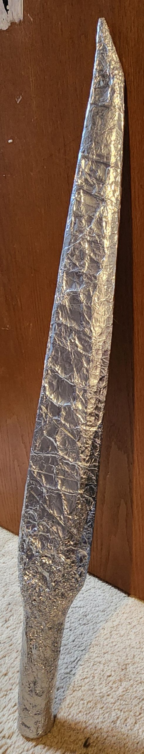 Awesome foil wrapped sword