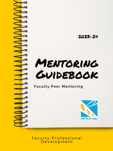 LWTech -- Faculty Peer Mentoring Guide book cover