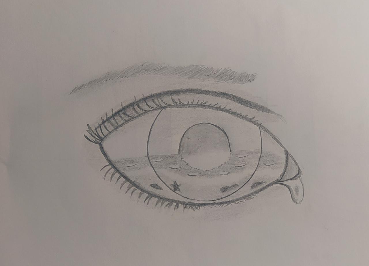 Drawing of eye