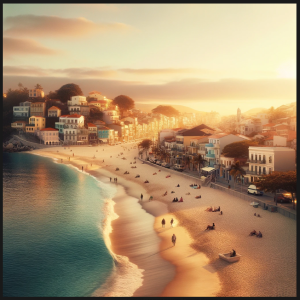 A beach city.