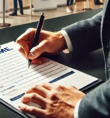 Image-of-person-filling-out-personal-information