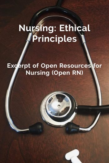 Cover image for Nursing: Ethical Principles