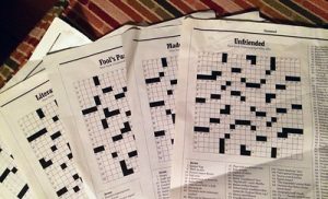 "Crossword Puzzles" by Lori L. Stalteri is licensed under CC BY 2.0.