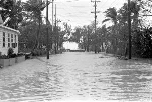 Flooding from Hurricane Betsy in September 1965.