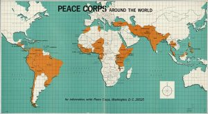 Map of Countries Where the Peace Corps Serves